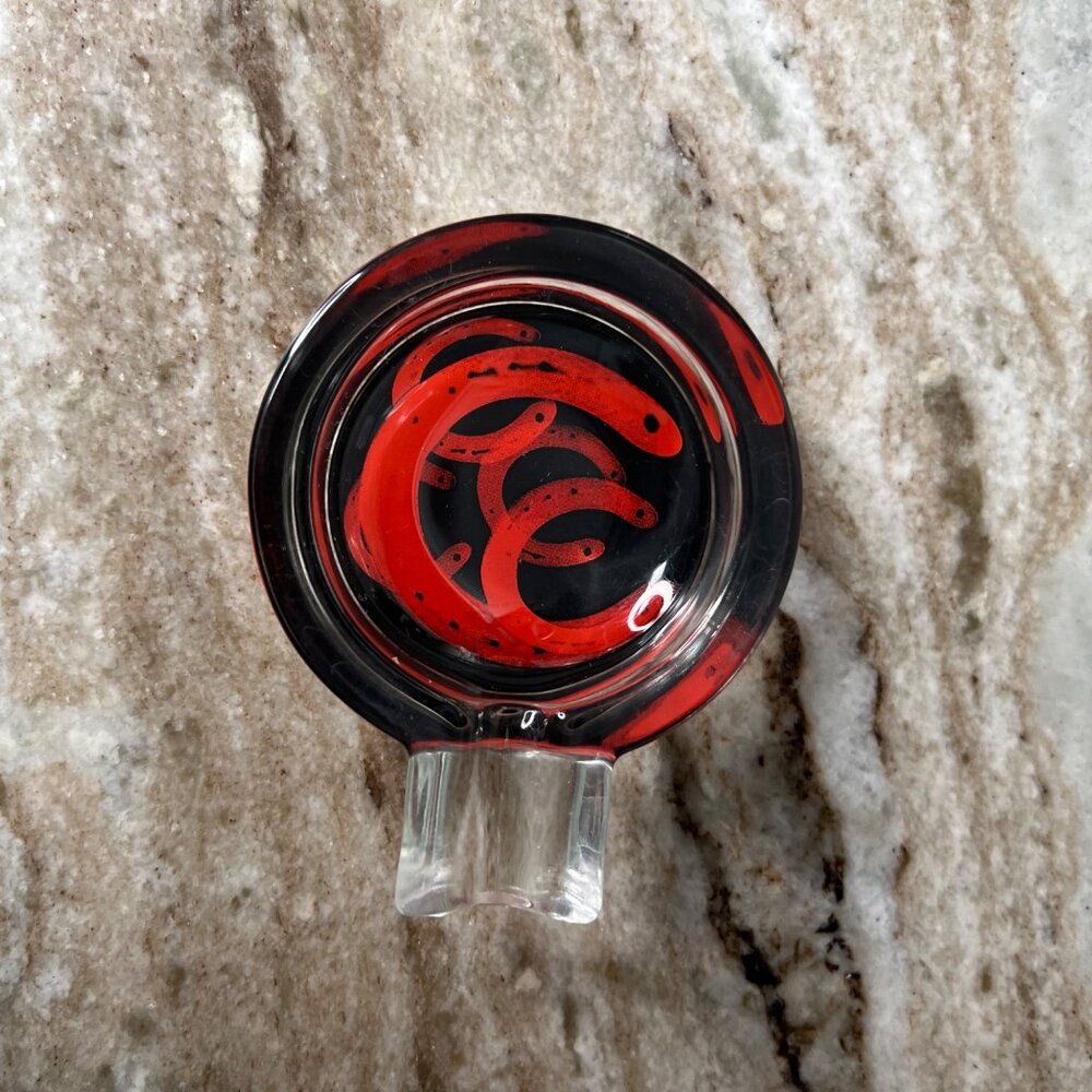 Vintage 2006 Marlboro Small Glass Ashtray Horseshoe Design Cigarette Joint